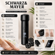 Аккумуляторная электропемза Schwarz&Mayer, набор из 17 элементов для чистки - изображение 6