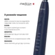 Ультразвуковая зубная щетка Medica+ Probrush 8.0 5 режимов работы Синяя - изображение 2