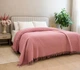 Простирадло-покривало Pike 400 г/м2 (TM Zeron) Gül Kurusu Туреччина, Євро Максі, 245x270 см, Purple - зображення 3