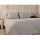 Двустороннее декоративное покрывало Velour Ромб, 220x240 см, Евро, Grey Темно-серый - изображение 9