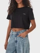 Футболка хлопковая короткая женская Guess Selene Ss Cn T-Shirt V6GI17-K2984-JBLK M Jet Black A996 (7621235985349) - изображение 1