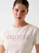 Футболка хлопковая женская Guess Giuditta Cn Ss T-Shirt V6RI11-J1314-G012 L Cream White (7621235087029) - изображение 4