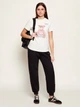 Футболка хлопковая женская Guess Carla Cn Ss T-Shirt V6RI08-K8FQ4-G012 M Cream White (7621235088330) - изображение 3