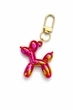 Брелок для ключів, сумки та рюкзака "Balloon Dog", перламутровий червоний - зображення 1