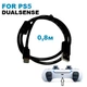 Кабель USB Type-C для зарядки / синхронизации джойстика PS5 Dualsense черный (0,8 м) - изображение 1