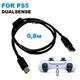 Кабель USB Type-C для зарядки / синхронизации джойстика PS5 Dualsense черный (0,8 м) - изображение 2