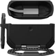 Чехол UAG для AirPods Pro (Gen 3, 2025) with Built-in Phone Stand, Monarch Black/Silver (104131114034) - изображение 17