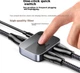 Двонаправлений HDMI-комутатор UGREEN CM561 2x1/1x2 HDMI 2.1 8K60Hz Silver - зображення 2