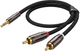 Кабель аудио Ugreen AV170 3.5 мм - 2x RCA 1.5 м - изображение 1