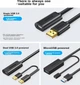 Подовжувач Ugreen US121 USB Type A - USB Type A USB 2.0 з підсиленням сигналу 15 м - зображення 4