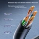 Патч-корд Shengwei LC-6300G Cat 6 UTP 30 м Black - зображення 3