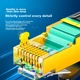 Кабель Ethernet SAMZHE Cat8 10G из чистой меди, 15 метров, экранированный сетевой кабель CAT8, Rog Gaming E-Sports, 8-жильный витой парный кабель, патч-корд из хлопковой сетки для широкополосного доступа к домашнему компьютеру. - изображение 5
