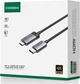 Кабель-адаптер Ugreen DP119 DisplayPort - HDMI 4K 60Hz v.1.2/v.2.0 3 м Black 25491 - зображення 5