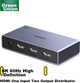 Розгалужувач UGREEN CM694 HDMI 8K/60Hz 1x2 Gray - зображення 10