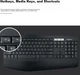 Logitech MK850 [корпоративний клас] Бездротовий комплект офісної клавіатури та миші Bluetooth, клавіатура для комп'ютера Mac iPad із дворежимним підключенням та підставкою для рук, чорний [знижка при груповій покупці] - зображення 8