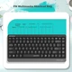A4TECH FG1120Q, Комплект бездротової клавіатури та миші на 86 клавіш, Компактний тонкоплівковий портативний безшумний комплект клавіатури та миші, колір «космічний сірий», бездротовий - изображение 7