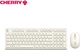 Комплект бездротовий CHERRY DW2380 Wireless 98-клавішний White - зображення 2