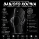 Наколенник компрессионный Vilico 086 размер M 1 шт, черный, для фитнеса, бега и ежедневной стабилизации колена - изображение 2