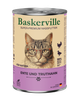 Консервований корм Baskerville Качка та індик для котів 400 г (4250231596650) - зображення 1