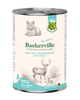 Консервований корм Baskerville Holistic Wild und Kaninchen Оленина з кроликом вологий корм для котів 400 г (4250231541865) - зображення 1