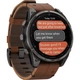 Смарт-годинник GARMIN Fenix 8 Pro 47mm AMOLED Carbon Gray DLC Titanium with Chestnut Leather Band (010-03198-40) - изображение 4