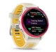 Смарт-годинник GARMIN Forerunner 570 42mm Raspberry Aluminum with Translucent Bone/Mango Band (010-02970-02/42) - изображение 4