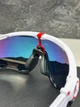 Сонцезахисні окуляри Oakley Jawbreaker OO9290 білі з лінзою Prizm Fire, дзеркальні, спортивний щиток, чоловічі, - зображення 8