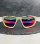 Солнцезащитные очки Oakley Lateralis бежевые спортивные с зеркальной линзой Prizm Road, вело бег, мужские, - изображение 2