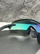 Солнцезащитные очки Oakley Encoder черные спортивные с зеркальной линзой Prizm Ruby, вело бег, мужские, - изображение 7