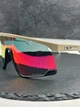 Солнцезащитные очки Oakley BXTR OO9280 бежевые с линзой Prizm Ruby, спортивный щиток, ретро, мужские, - изображение 3