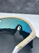 Солнцезащитные очки Oakley BXTR OO9280 бежевые с линзой Prizm Ruby, спортивный щиток, ретро, мужские, - изображение 9