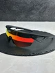 Сонцезахисні окуляри Oakley Sphaera OO9403 чорні матові з лінзою Prizm Ruby, спортивний щиток, чоловічі, - зображення 1