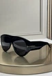Солнцезащитные очки Tom Ford FT1044 черные оверсайз авиатор, темная линза, унисекс, - изображение 1