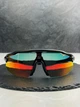 Солнцезащитные очки Oakley Radar EV Advancer OO9442 черные матовые с линзой Prizm Ruby, спортивные, мужские, - изображение 2