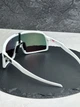 Сонцезахисні окуляри Oakley Sutro білі спортивні щит з лінзою Prizm Ruby, вело біг, чоловічі, - зображення 5