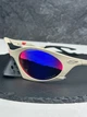 Солнцезащитные очки Oakley Plantaris бежевые овальные с линзой Prizm Road, зеркальные, спортивные, мужские, - изображение 3