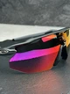 Солнцезащитные очки Oakley Radar EV Advancer OO9442 черные с линзой Prizm Road, спортивные, велокуляры, мужские, - изображение 3