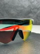 Сонцезахисні окуляри Oakley M Frame чорні матові з лінзою Fire Iridium, спортивний щиток, культові, чоловічі, - зображення 9