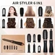 Фен-щетка Airstyler WT-623 6 в 1, 1000 Вт, мультистайлер для укладки волос с 6 насадками, керамика турмалин, ионизация - изображение 2
