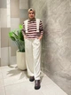 Поло женское Uniqlo 816037658 XS Коричневое/Розовое (1159864438) - изображение 2