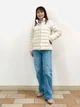Пуховик короткий женский Uniqlo 987313487 S Молочный (1159864590) - изображение 13