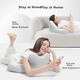 Подушка H.nos Cloud Pillow, специально разработанная для игр на телефоне в постели, многофункциональная подушка для изголовья кровати, подушка из пены с эффектом памяти, подушка для сна на животе для взрослых. - зображення 5