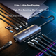 Док-станция Wopool Type-C с тремя дисплеями, двумя HDMI-выходами, USB-C Thunderbolt 4, расширитель экрана 4K60Hz для ноутбуков Apple Mac и Huawei. - изображение 5