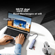 Док-станция расширения UGREEN Type-C, HDMI-концентратор, HDMI-конвертер, разветвитель Ethernet 4K 60 Гц, кардридер, совместим с Huawei, Apple MacBook Air, Thunderbolt 4. - изображение 9