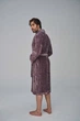 Чоловічий велюровий халат Nusa коричневий L/XL - зображення 5