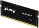 Оперативна пам'ять Kingston Fury SODIMM DDR5-4800 16384MB PC5-38400 Impact 1Rx8 Black (KF548S38IB-16) - изображение 3