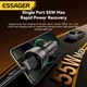 Автомобільний зарядний пристрій Essager(ES-CC18) 73W з дисплеєм / Black / Car Charger USB-A + USB-A - зображення 3
