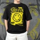 Футболка з принтом Nirvana - Smile Розмір L F0956-3 - зображення 3