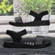 Босоножки женские Trendy черные большие размеры на низком ходу 43р (26,6 см) 8537 - изображение 3