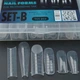 Верхні форми для нарощування нігтів Designer MIX Nail Forms SET-B (6 форм по 24 шт в уп.) - зображення 2